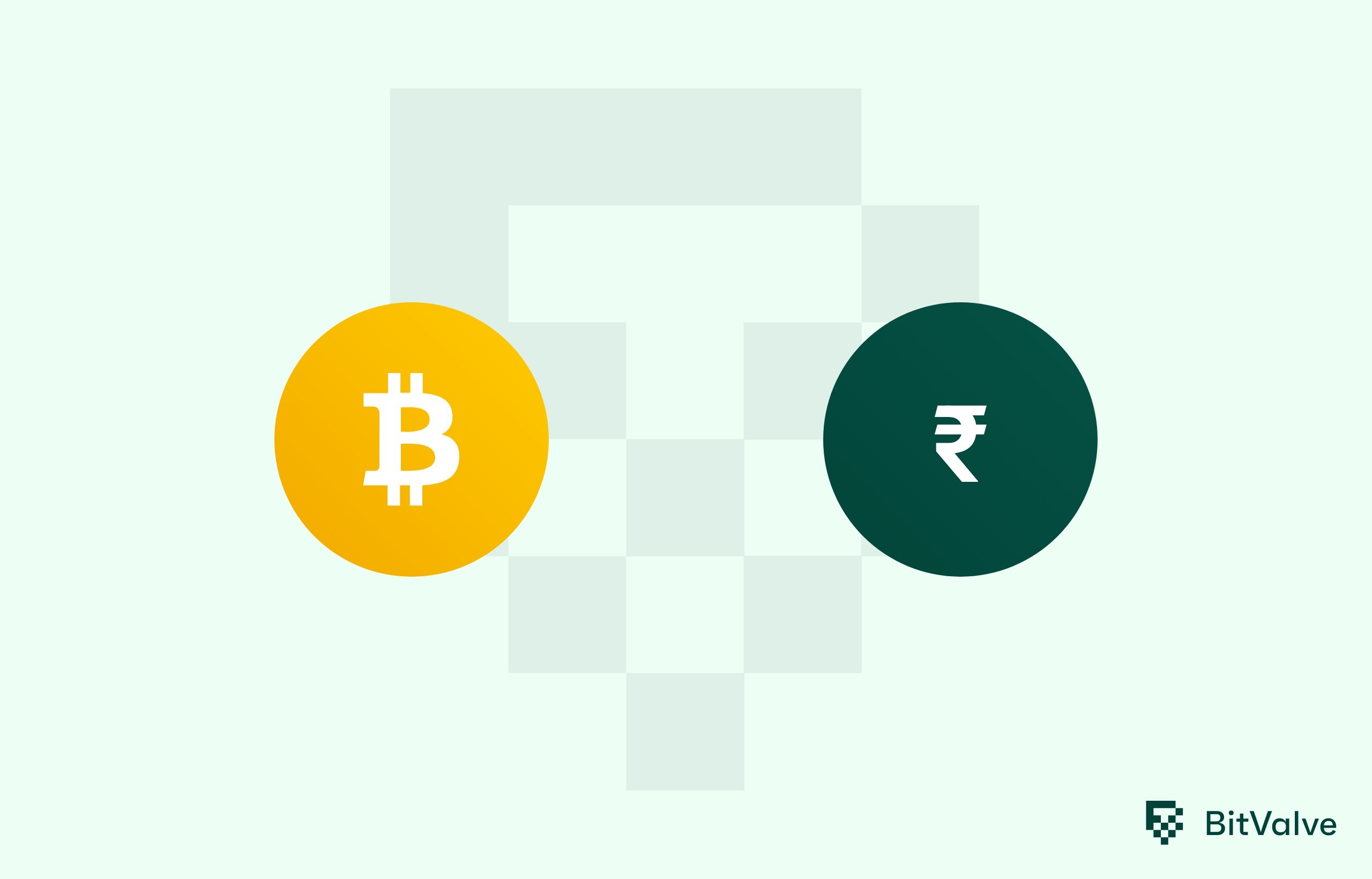 Indian Rupee to Bitcoin or convert INR to BTC