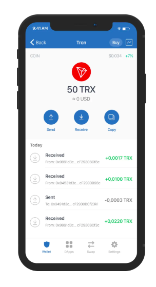 TRX - Tron Paper Wallet Generator