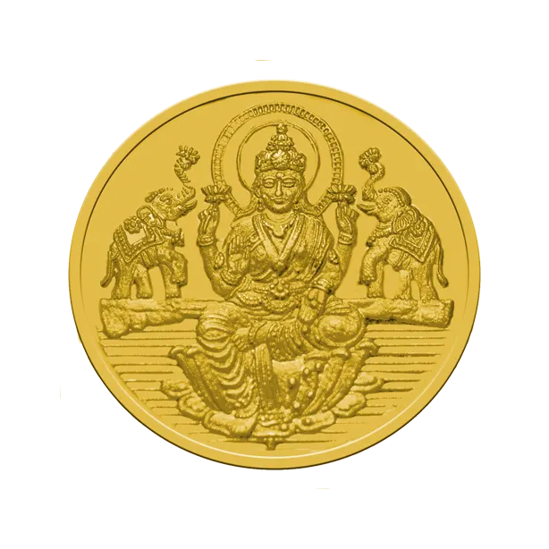 Bangalore Refinery Lakshmi Gold Coin Of 10 Grams in 24 Karat Purity / Fineness