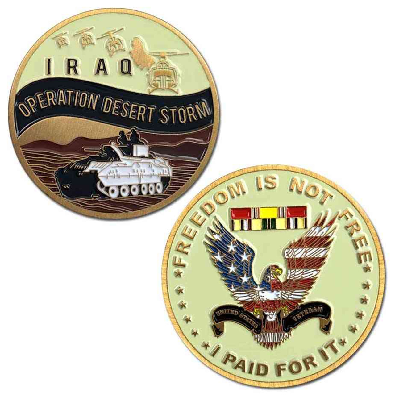 Operation Desert Storm Veteran Coin - Devil Dog Depot