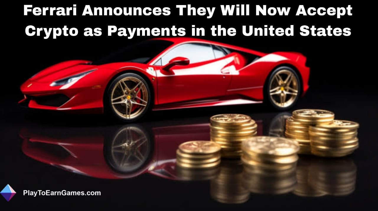 Ferrari now accepting crypto as payment in the US
