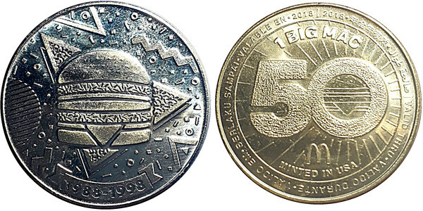 Big Mac Coins / Tokens – New Zealand Coin Errors & Varieties