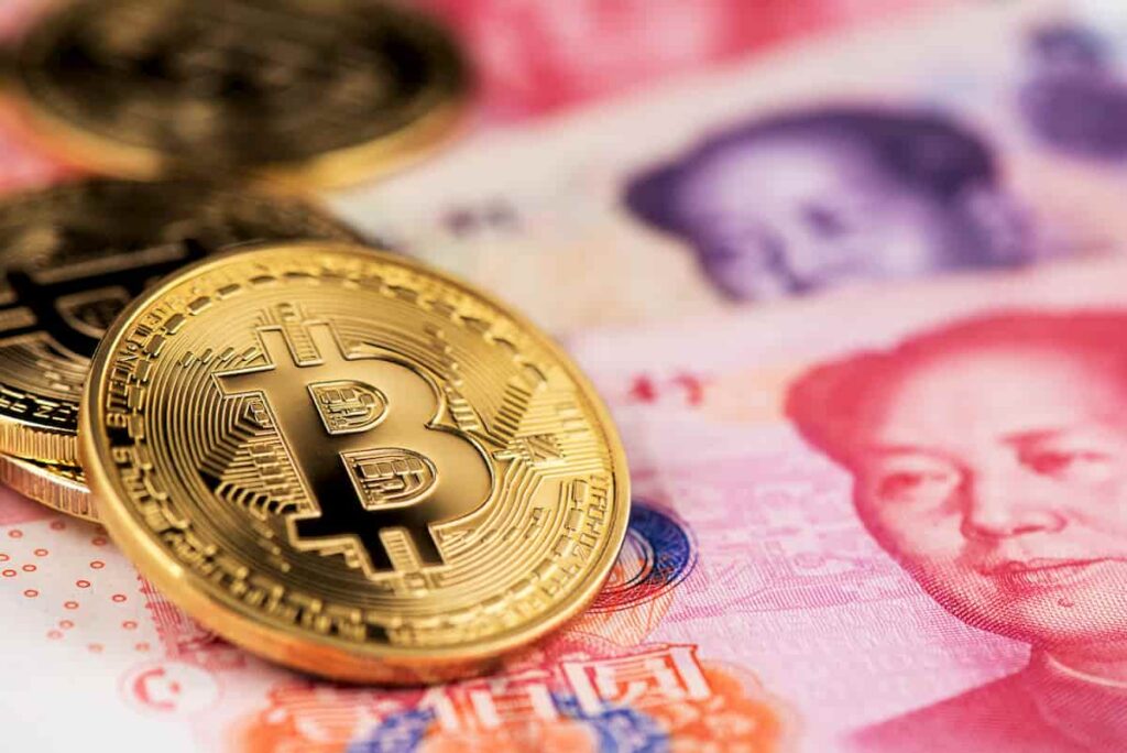 1 BTC to CNY or 1 Bitcoin to Chinese Yuan