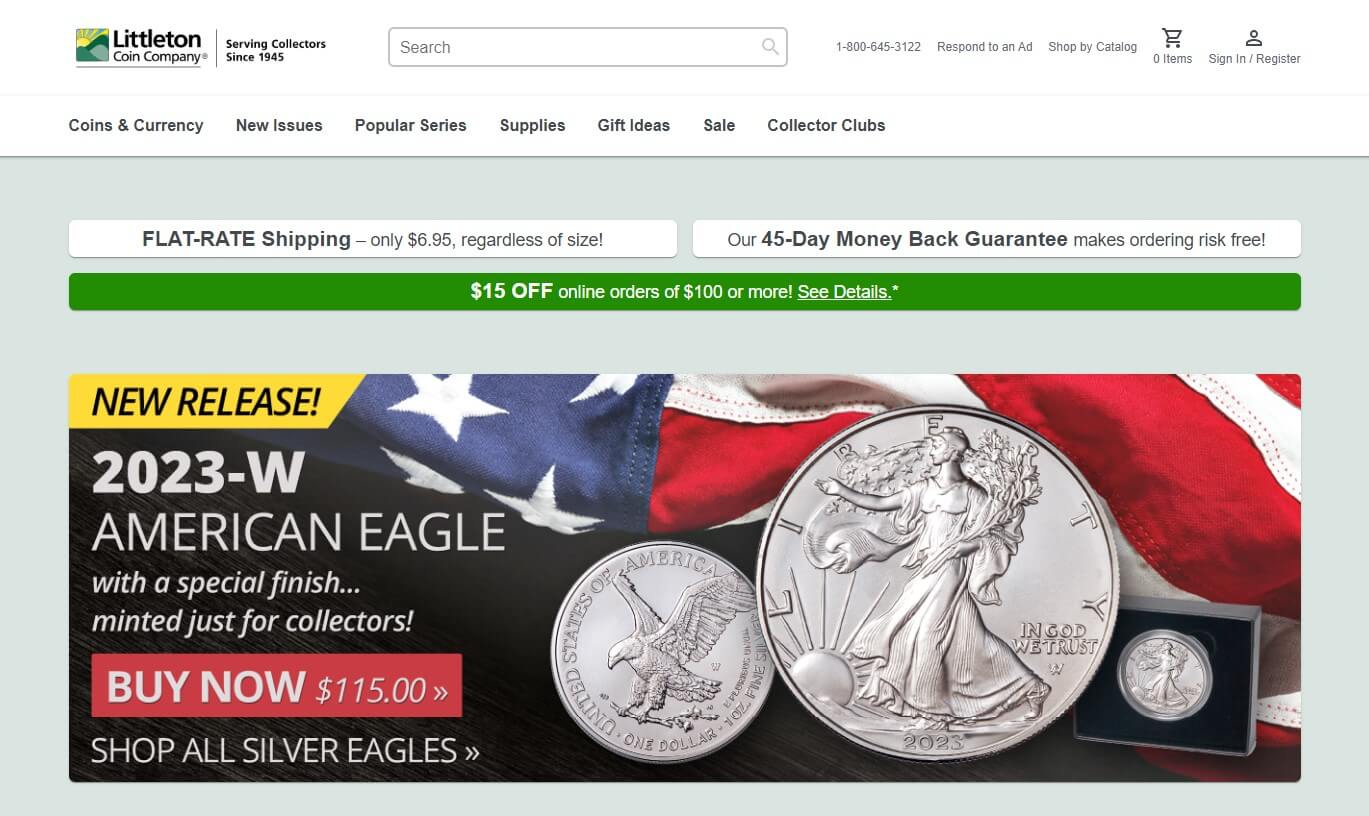 80% Off Littleton Coin Company Coupon Codes & Coupons March | Extrabux