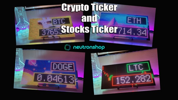 Best Crypto Ticker Displays in 