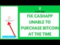 Why Am I Unable To Purchase Bitcoin On Cash App -