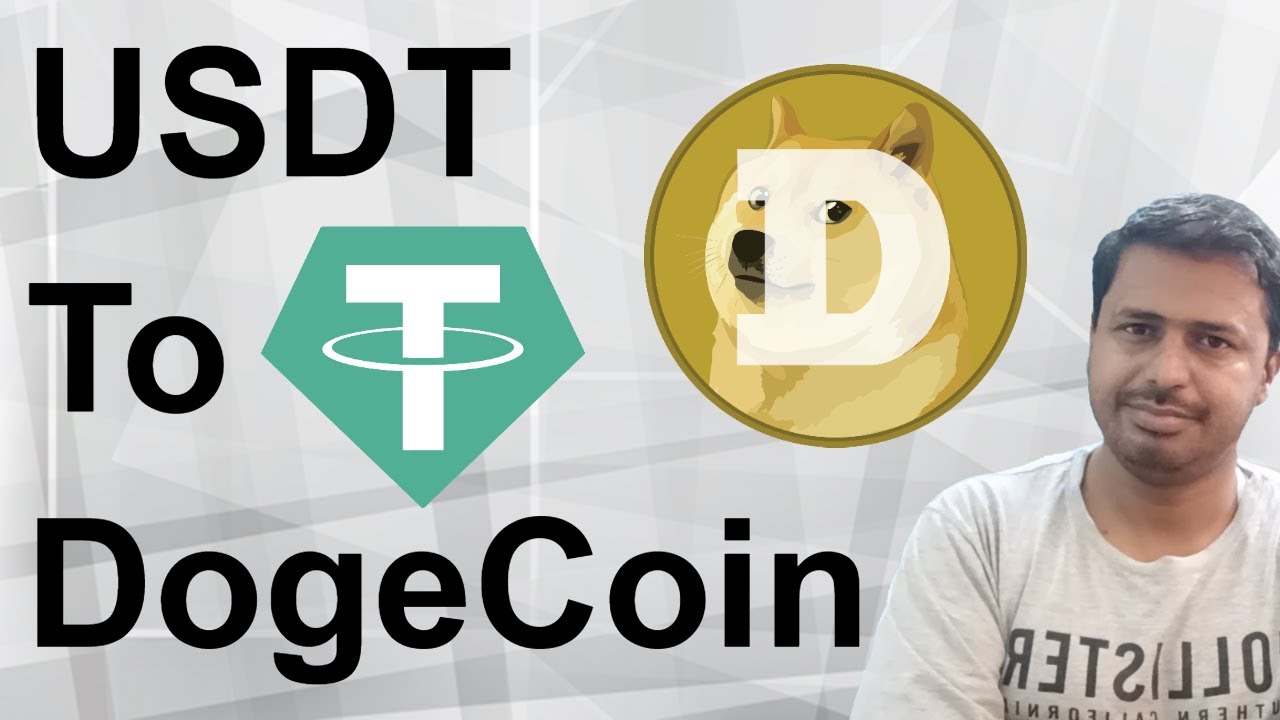 Convert 1 DOGE to USDT (1 Dogecoin to Tether)