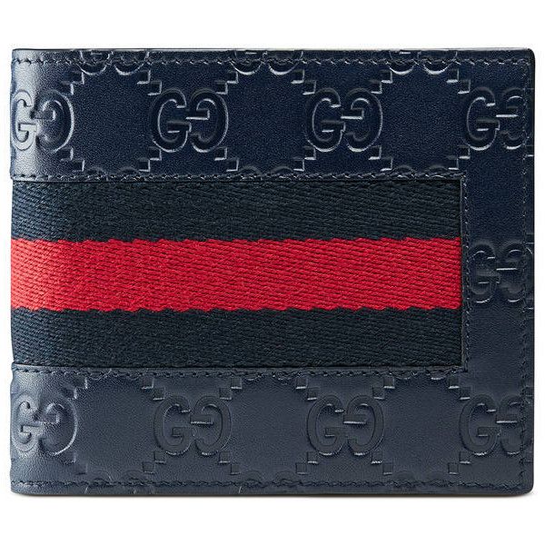 GUCCI Men's Signature Bifold Wallet With Coin Compartment – LussoCitta