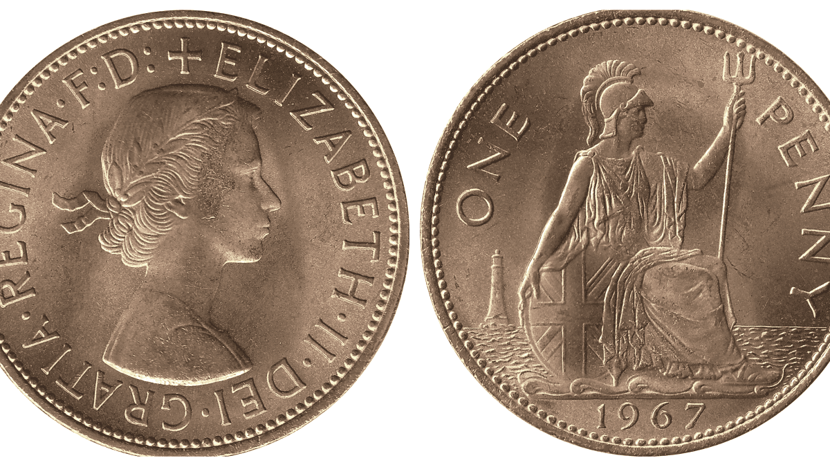 Penny (British pre-decimal coin) - Wikipedia