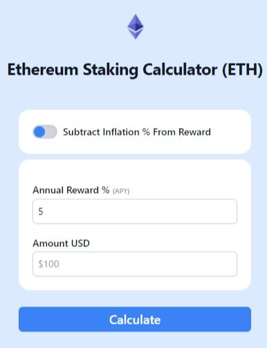 Bitbuy Staking Rewards Calculator