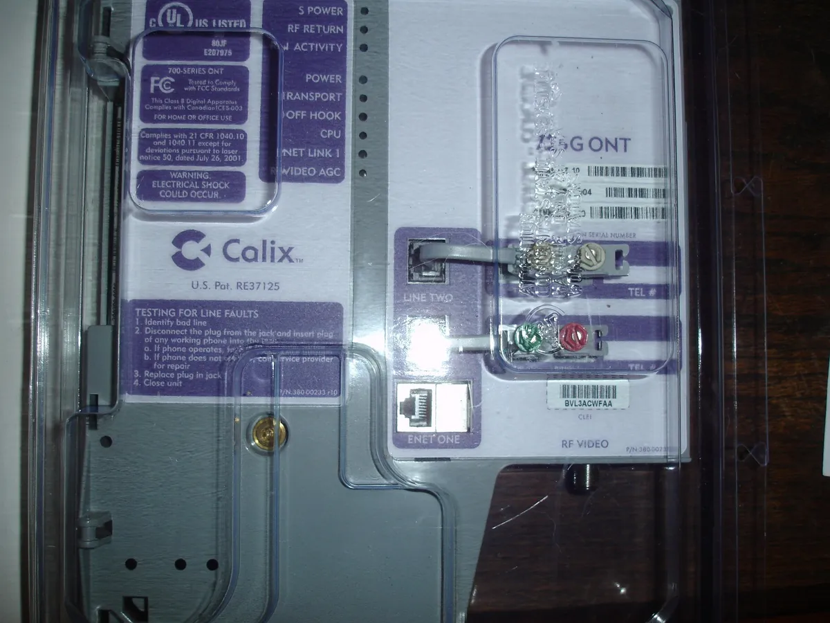 Calix Gv2 GigaPoint Fibre GPON (ONT) | Networking and internet | Carbonite