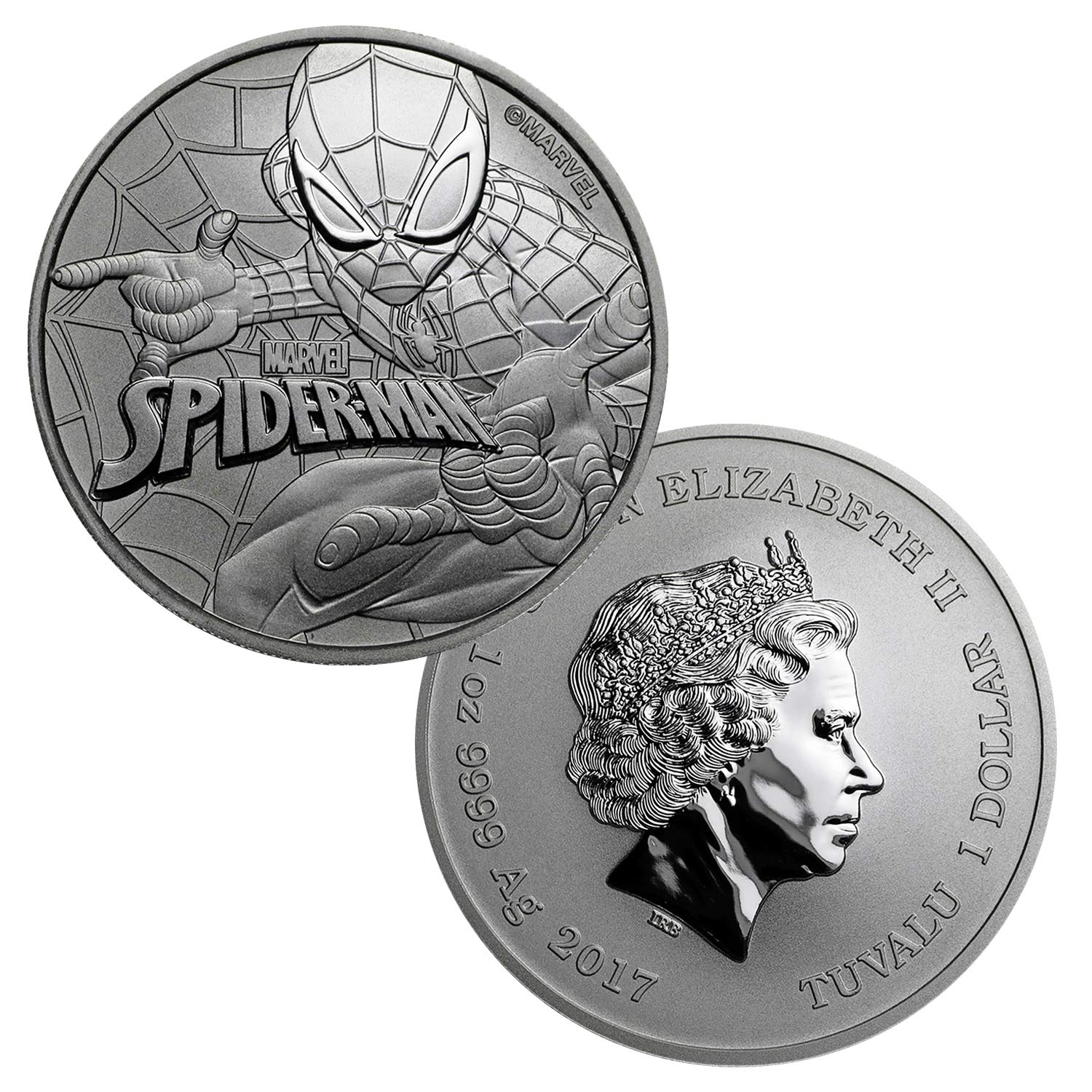 Spider-Man 1oz Silver Coin – Marvel | New Zealand Mint