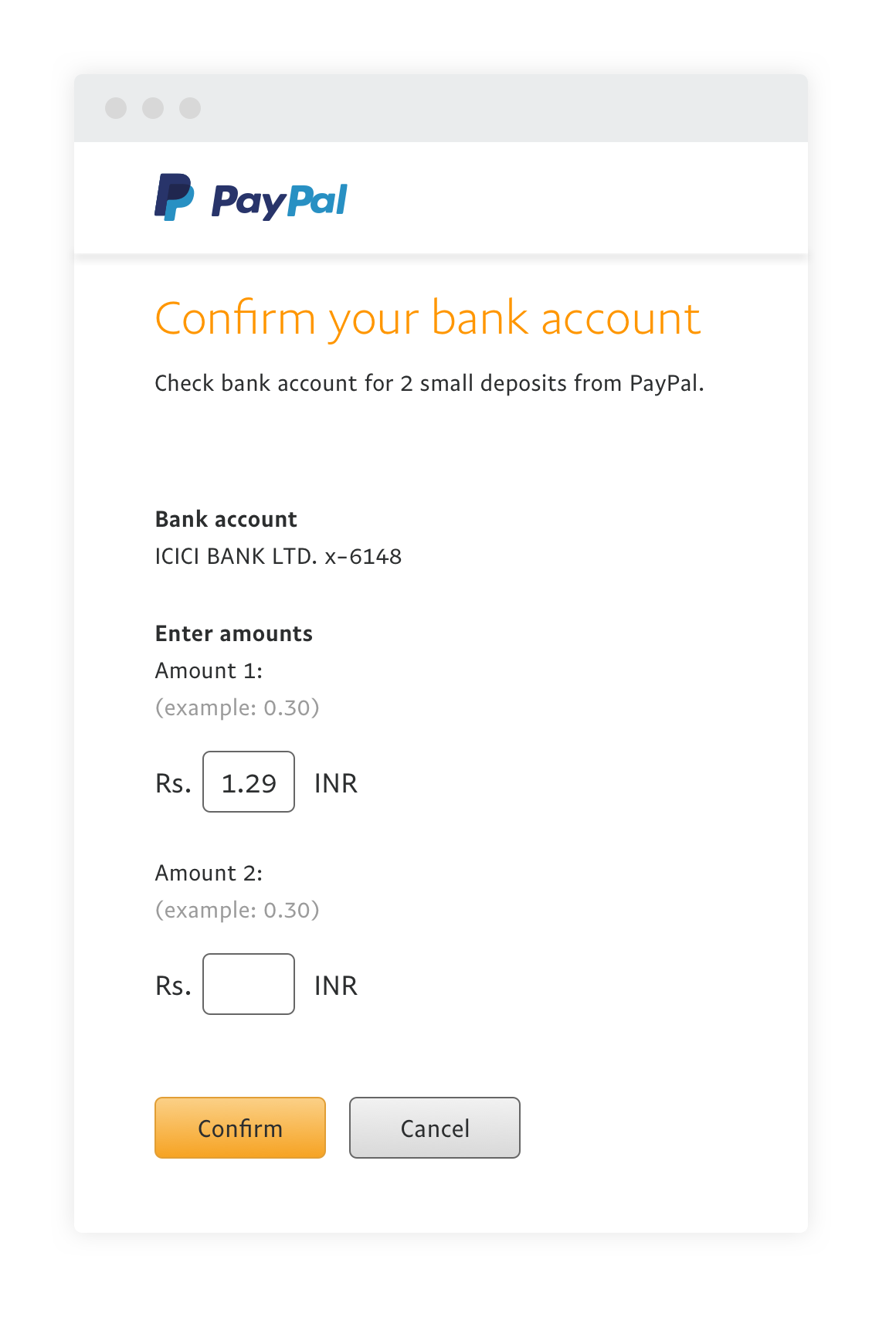 How do I confirm my bank account with PayPal? | PayPal SM
