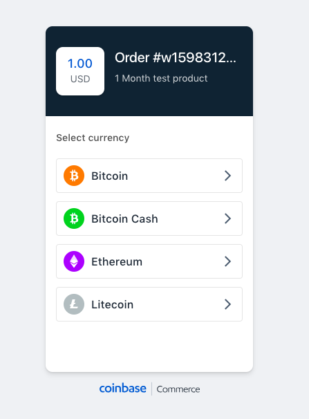 Accept Bitcoin Payments with Coinbase