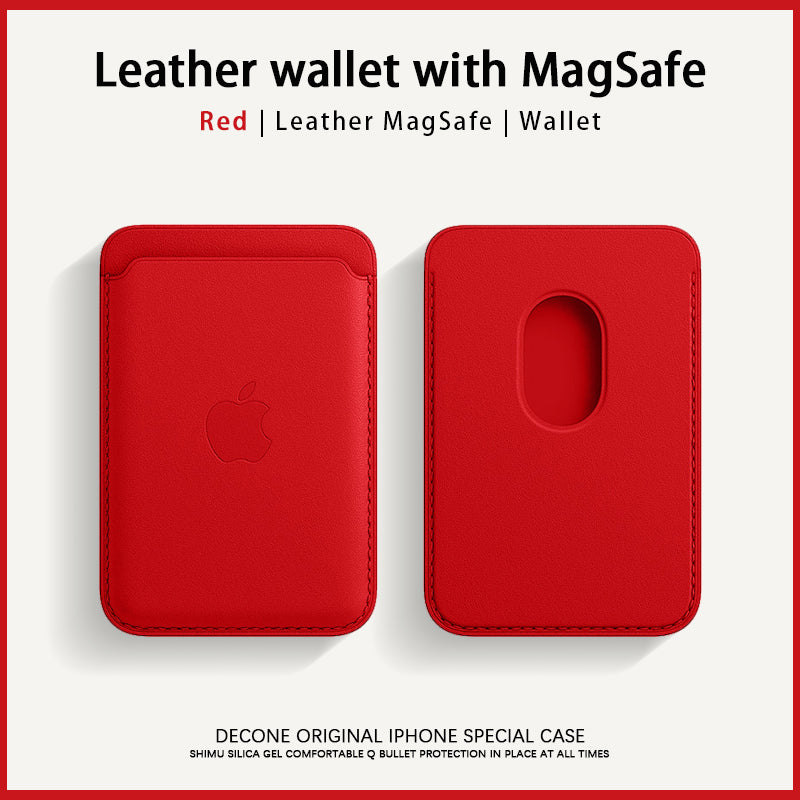 Alcantara MagSafe Wallet - Red – Alcanside