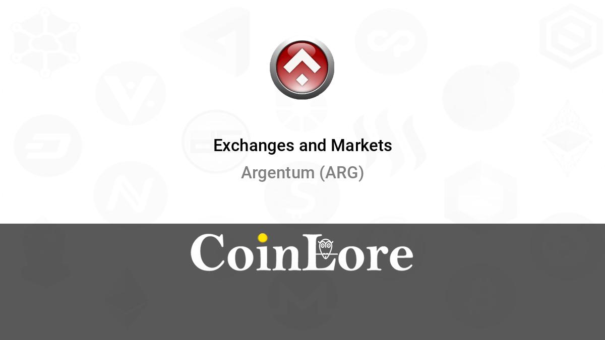 Argentum Price Today - ARG to US dollar Live - Crypto | Coinranking