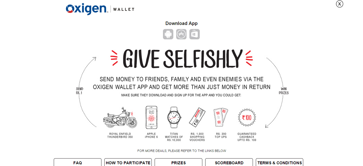 Oxigen Wallet - RBI Approved First Virtual Mobile wallet