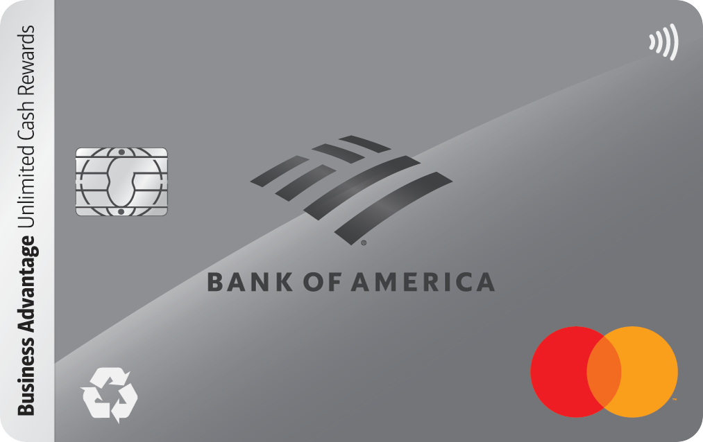 Bank of America® Business Advantage Unlimited Cash Rewards Mastercard® credit card Review | Nav