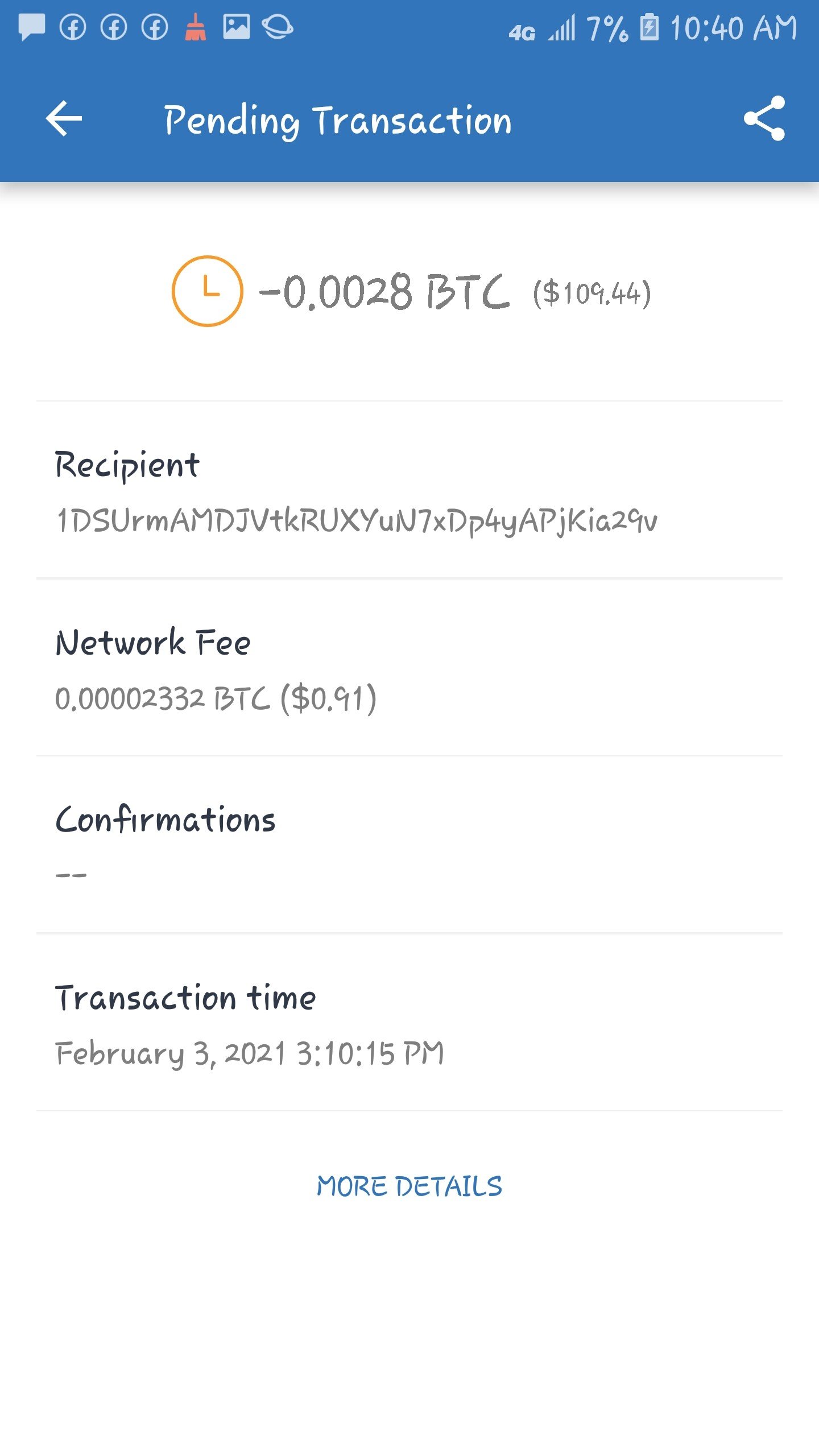 Why is my transaction pending?