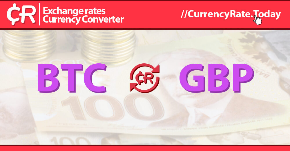 Bitcoin to British Pound or convert BTC to GBP