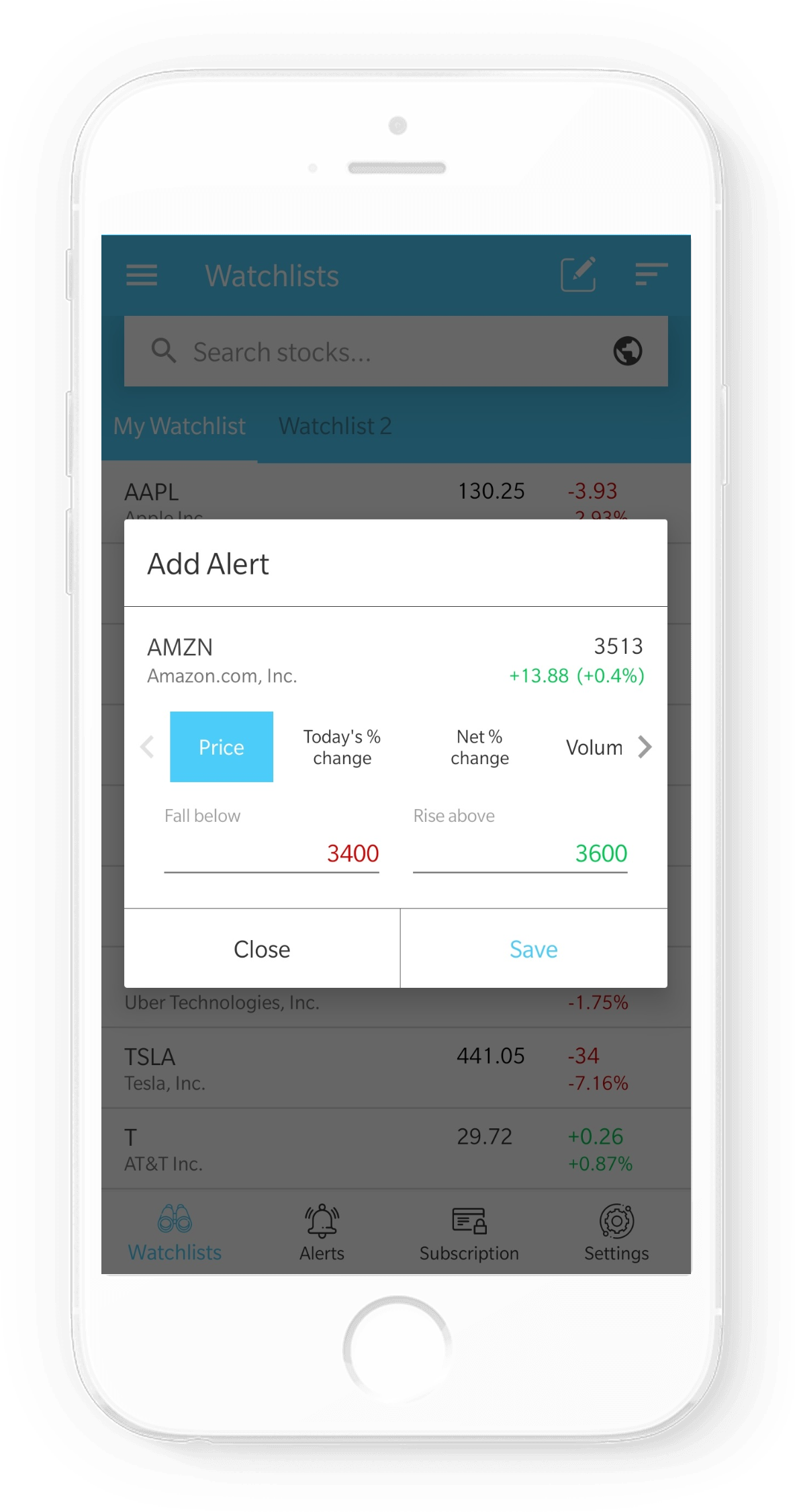 ‎Stock Alert - Market alarm app on the App Store