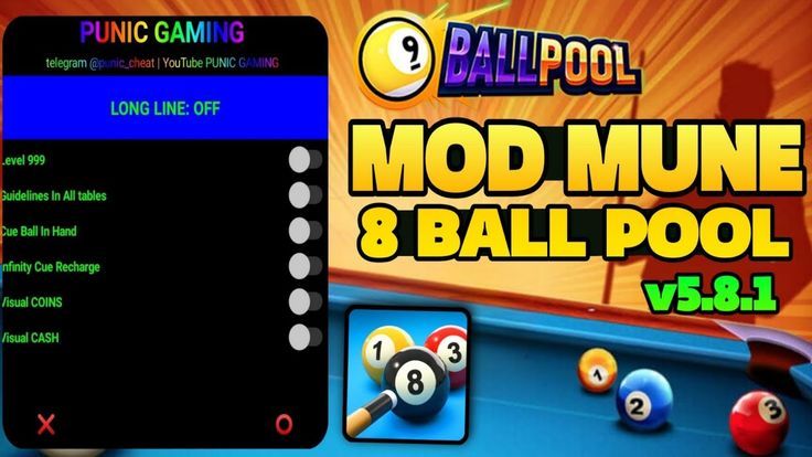 8 Ball Pool MOD APK v (Unlimited Cue, Long Line, Menu) - Moddroid