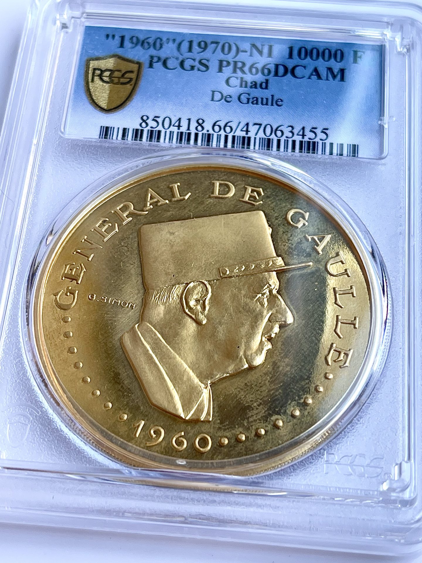 Gold korun coins. The korun coin series from Czech Republic