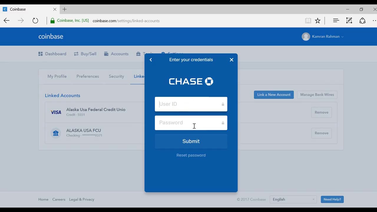 How to Link Bank Account to Coinbase? - Coinapult