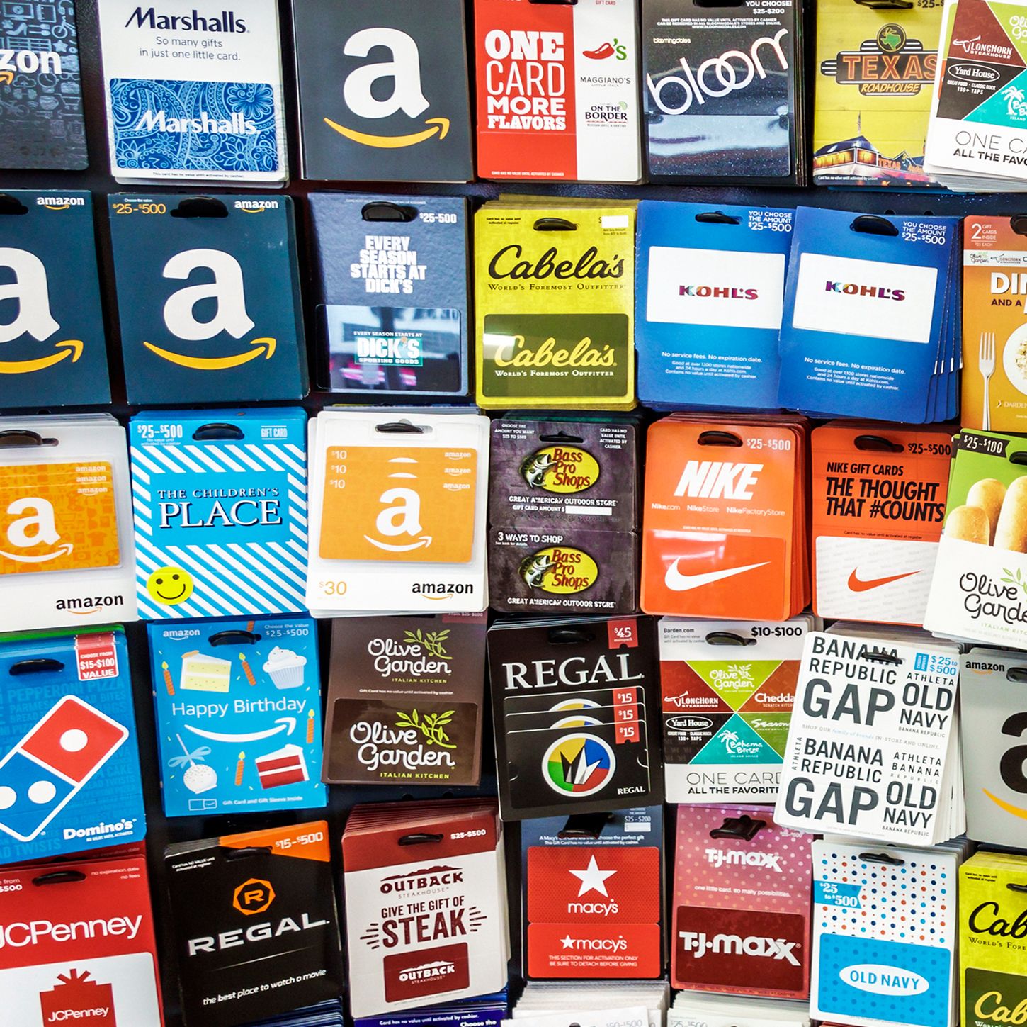 Amazon Best Sellers: Best Gift Cards