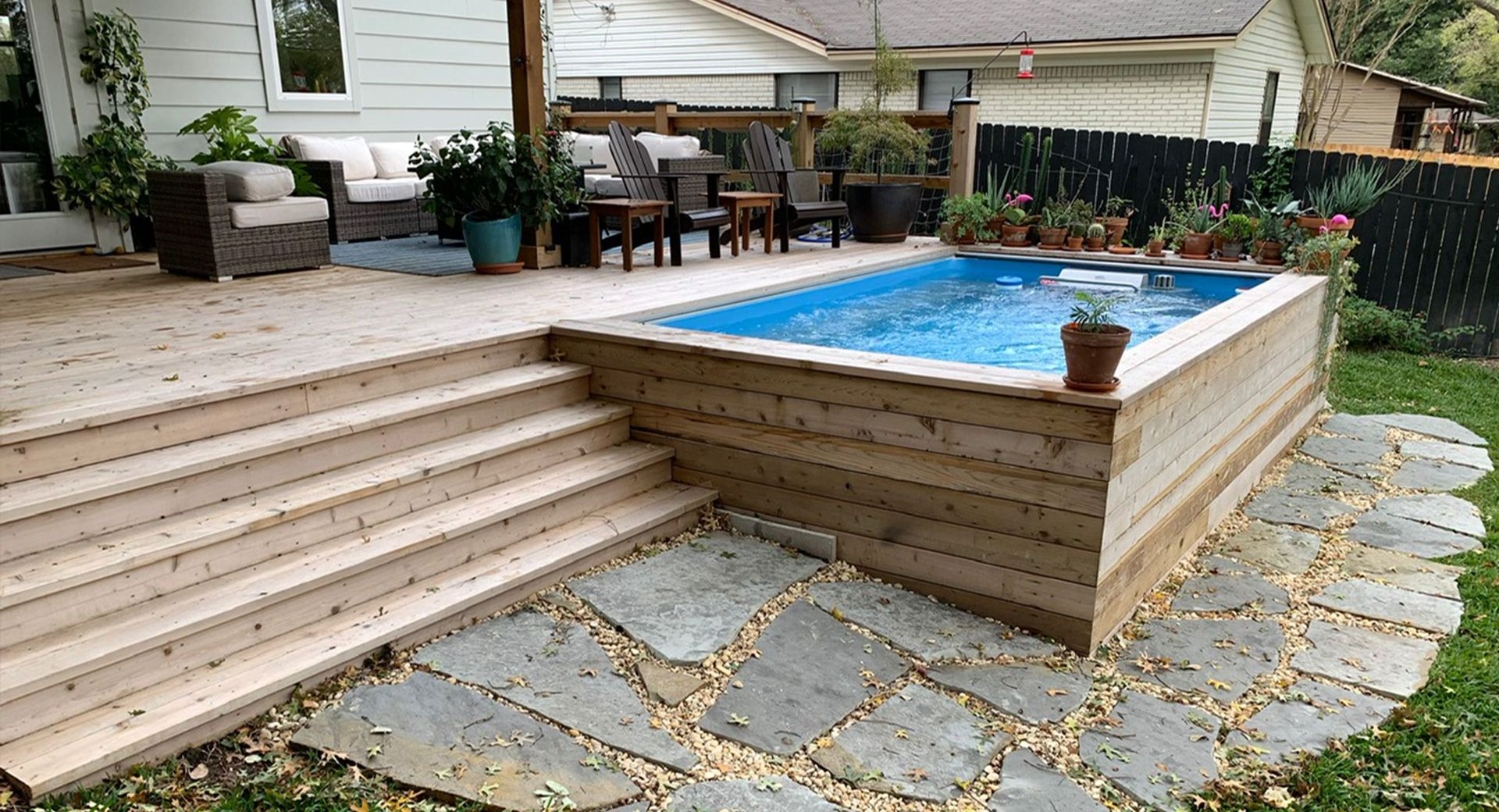 Pool Deck Ideas | Above Ground Pool Decks | Pool Deck