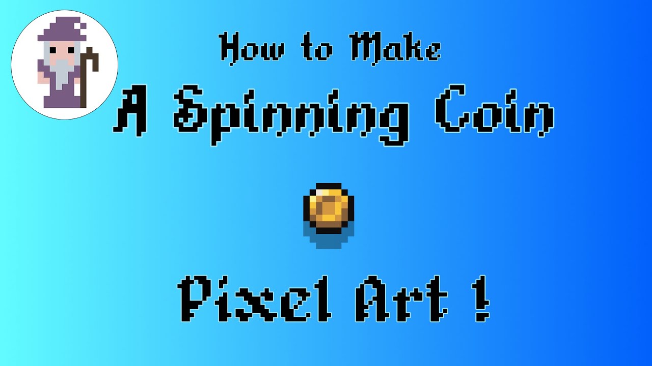 Pixel art coin falling - retro video gam | Stock Video | Pond5
