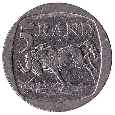 5 Rand (Aforika Borwa - Afrika Borwa) - South Africa – Numista