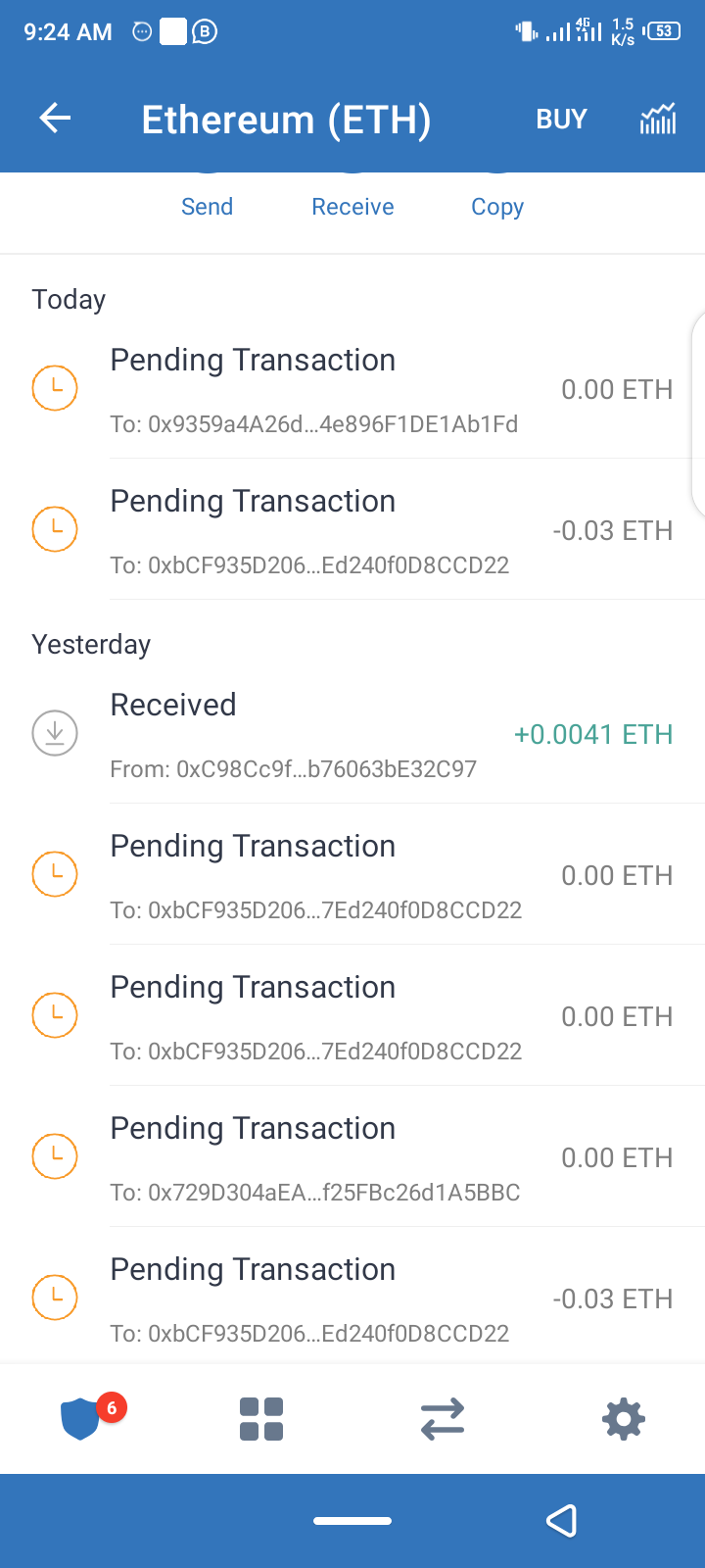 What can I do with a pending ETH transaction? - Atomic Wallet Knowledge Base