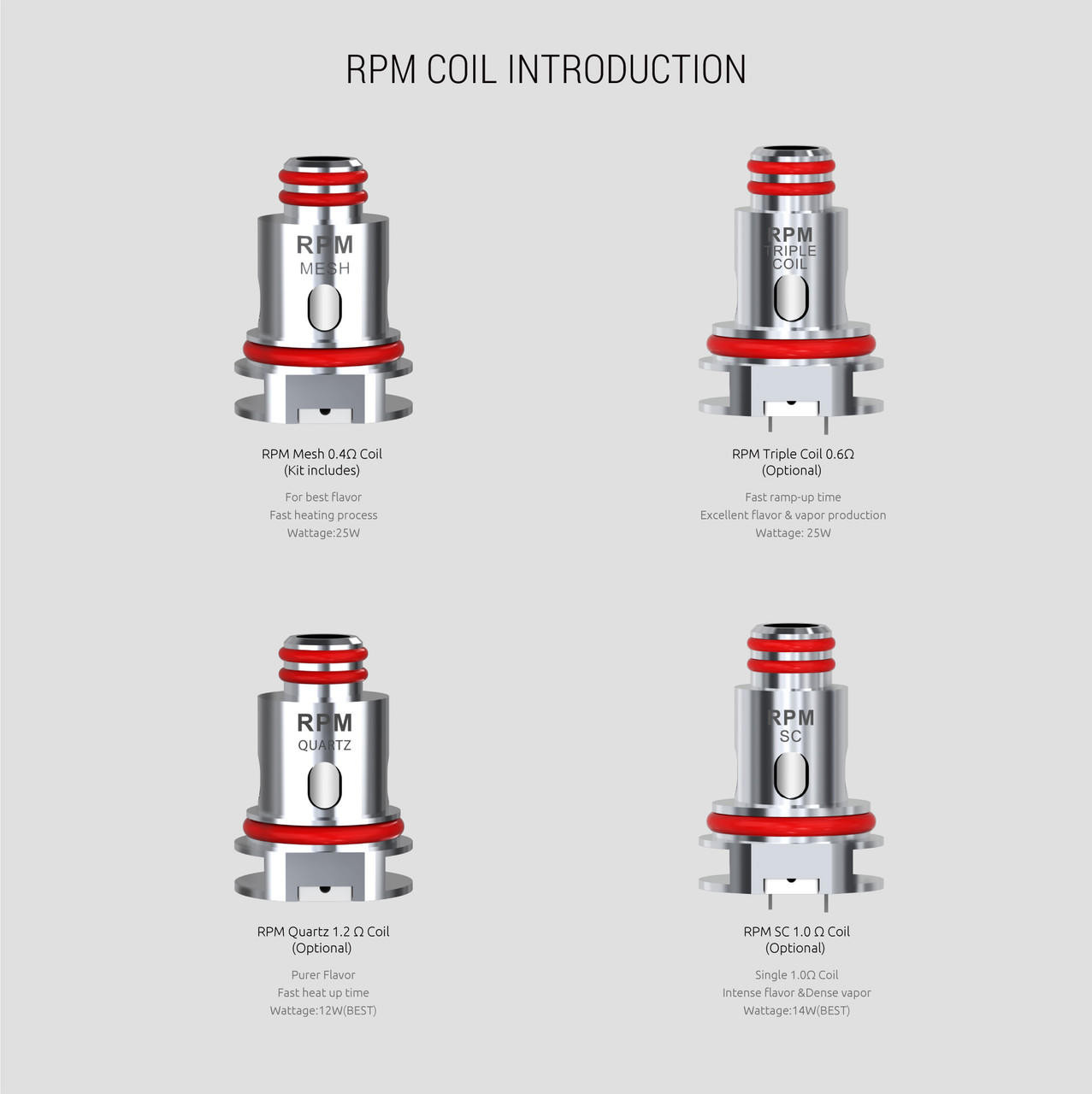 SMOK RPM POD Replacement Coils 5 PK Ejuice Connect online vape shop Ejuice Connect online vape shop