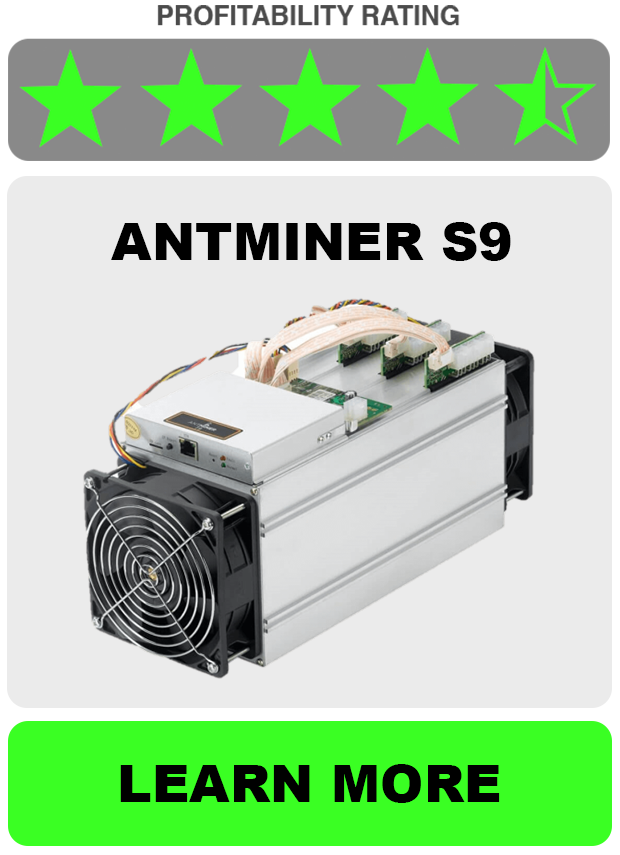 Bitmain Antminer S9 SE 17Th mining profit calculator - WhatToMine