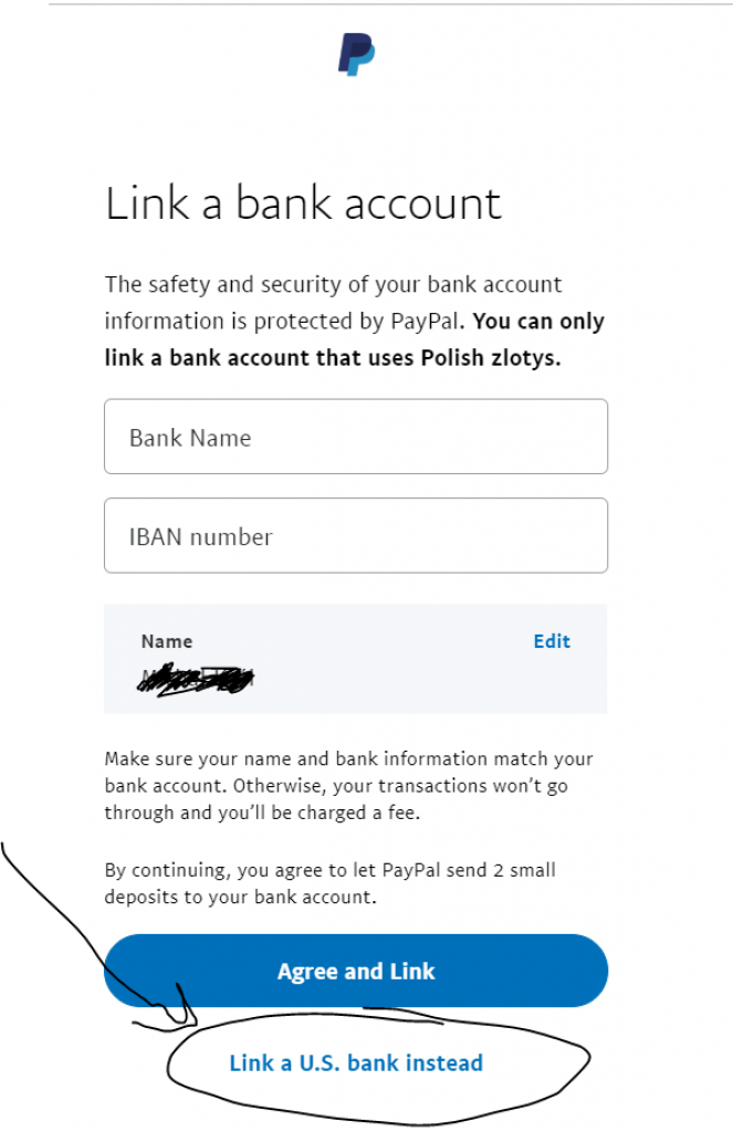 Why can't I link a bank account to my PayPal account? | PayPal US