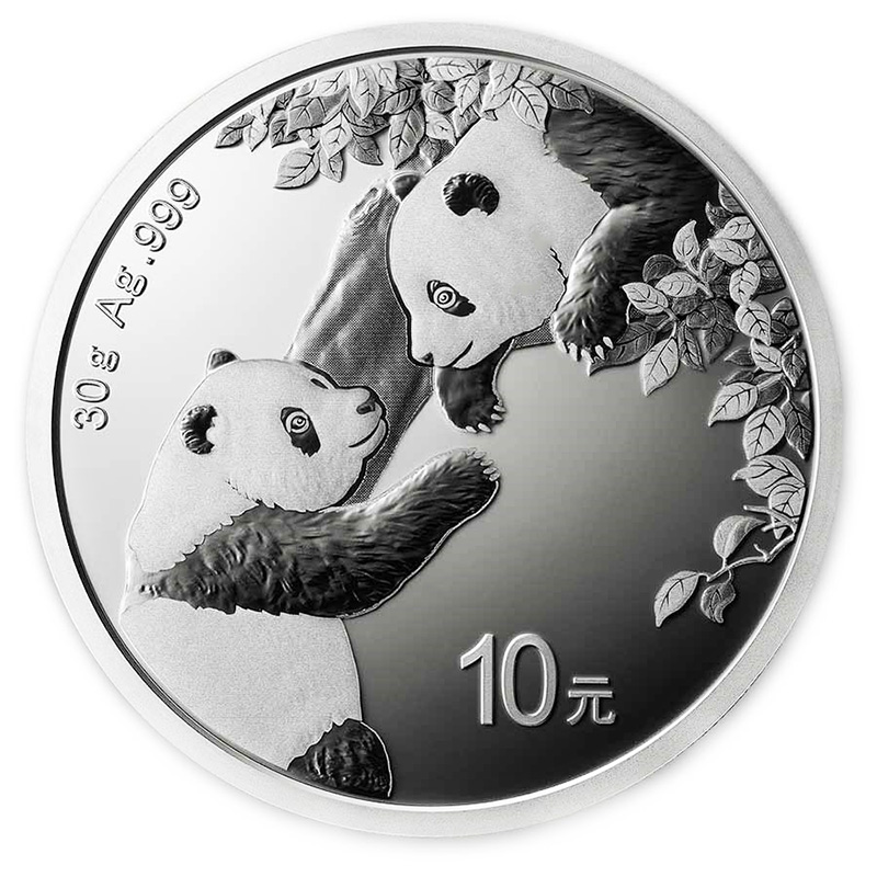 China Panda Silver Coins