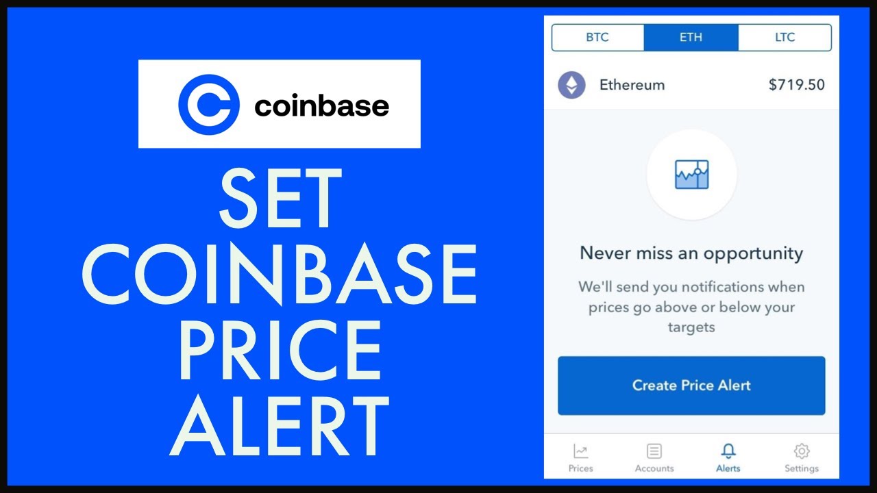 Coinbase Alerts - Cryptocurrency Alerting