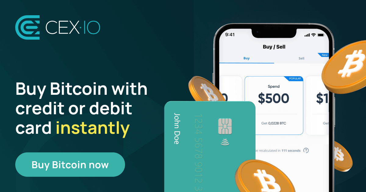 Buy Bitcoin instantly with debit or credit card in Europe