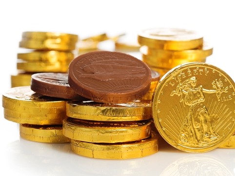 Buy Milk Chocolate Coins Gold 75g Online | Lolly Warehouse