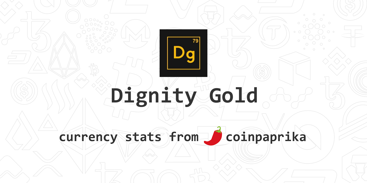 How to buy Dignity Gold (DIGAU) Guide - BitScreener