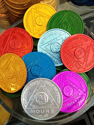 AA 12 Step Recovery Medallions | Sobriety Chips and Coins