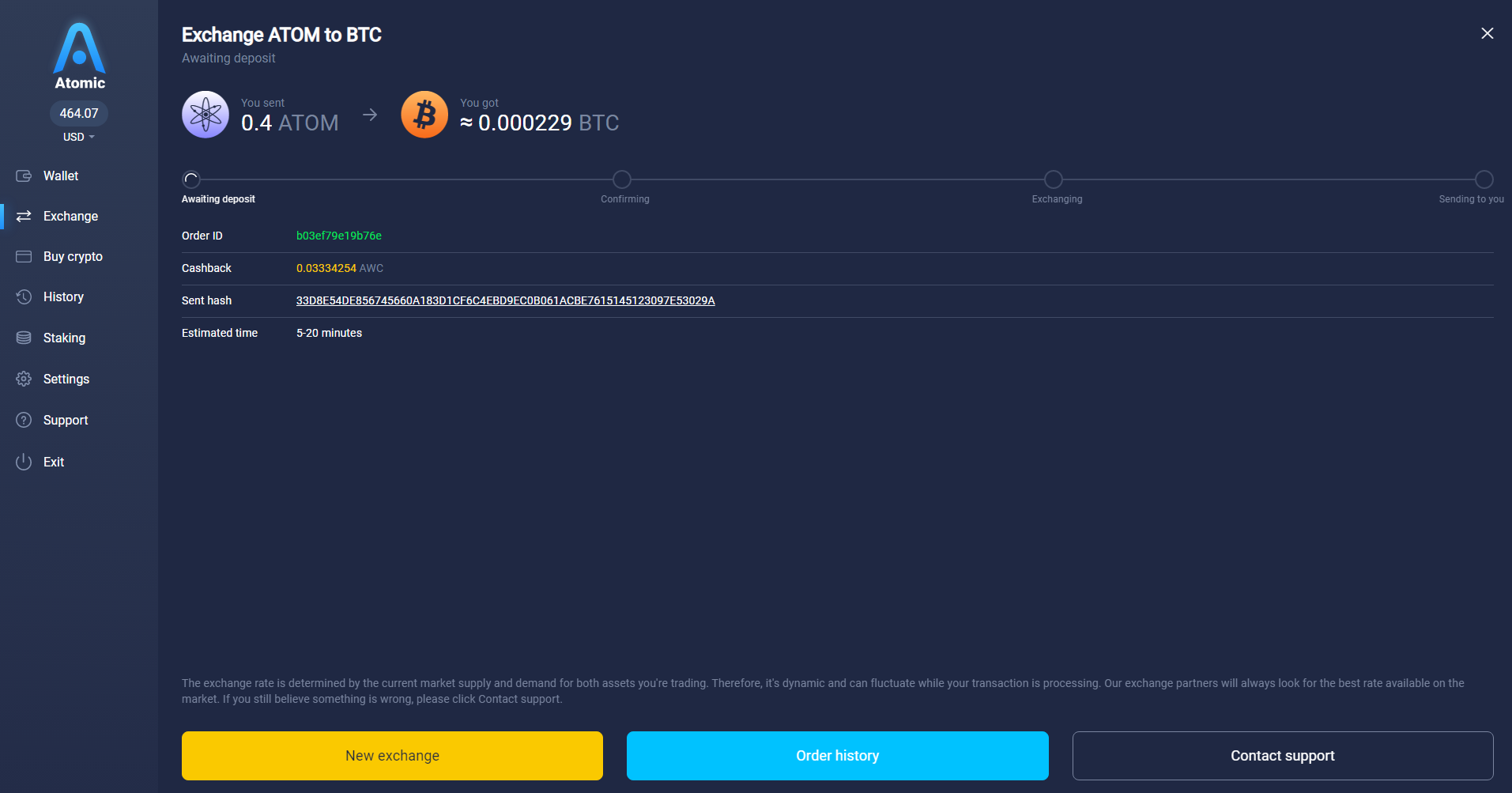 Where do I swap my AWC? - Atomic Wallet Knowledge Base