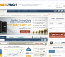 Traderush review with bonus and trading platform details