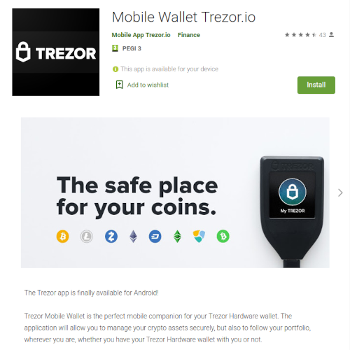 Trezor wallet APK (Android App) - Free Download