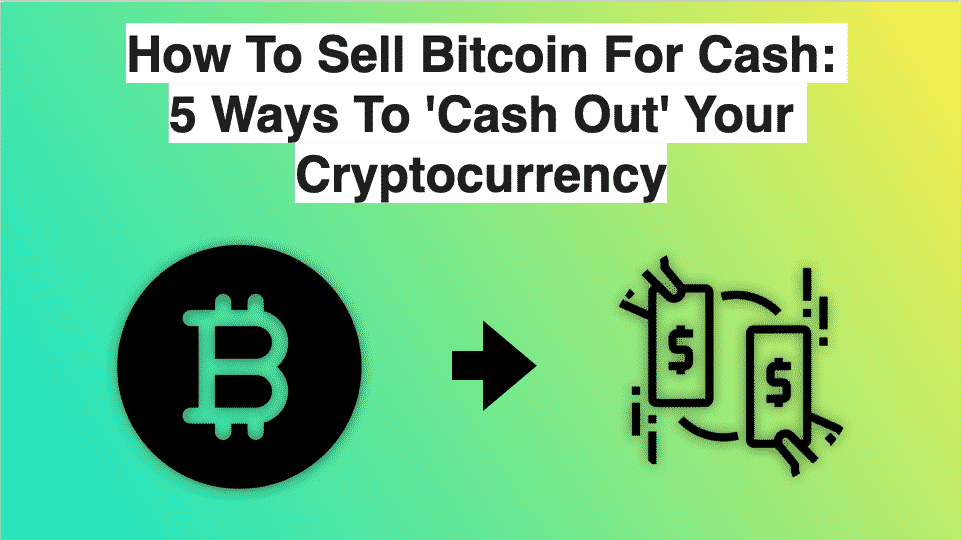 Here's how you convert your cryptocurrency into cash