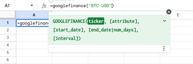 Pulling cryptocurrency prices into Google Sheets (3 Methods)