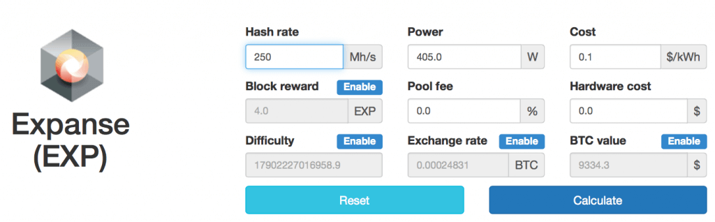 Expanse Mining Profitability - Asic Miner Compare