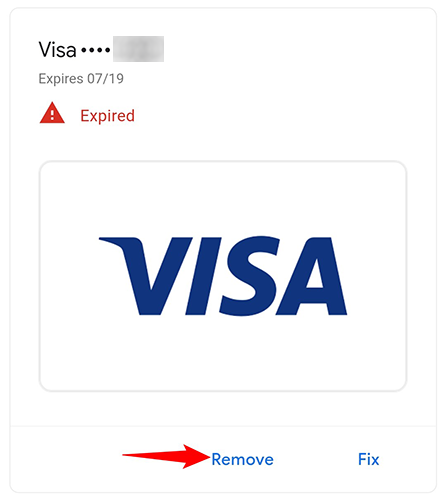 How to Remove a Credit Card or Other Payment Method From Google Play