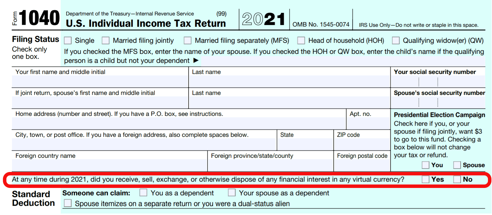 How to Report Bitcoin, Ether, Other Crypto on Your IRS Tax Return in 